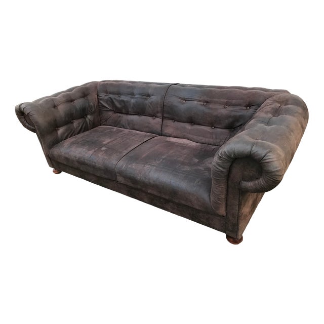 Chesterfield Style Couch Sofa, 1990s For Sale