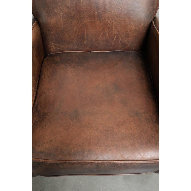 Vintage Sheepskin Armchairs, Set of 2 For Sale - Image 6 of 18