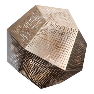 Brass Etch Pendant by Tom Dixon For Sale