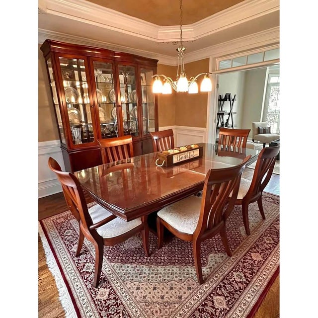 Art Deco Bernhardt Paris Line Complete Designer Dining Suite For Sale - Image 3 of 9