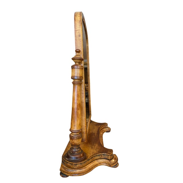 Mid 19th Century Scottish Cheval Table Dressing Mirror For Sale - Image 5 of 12