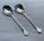 Metal 1980s Silver Pair Salad Servers, Salad Spoon & Salad Fork, La Regence For Sale - Image 7 of 16