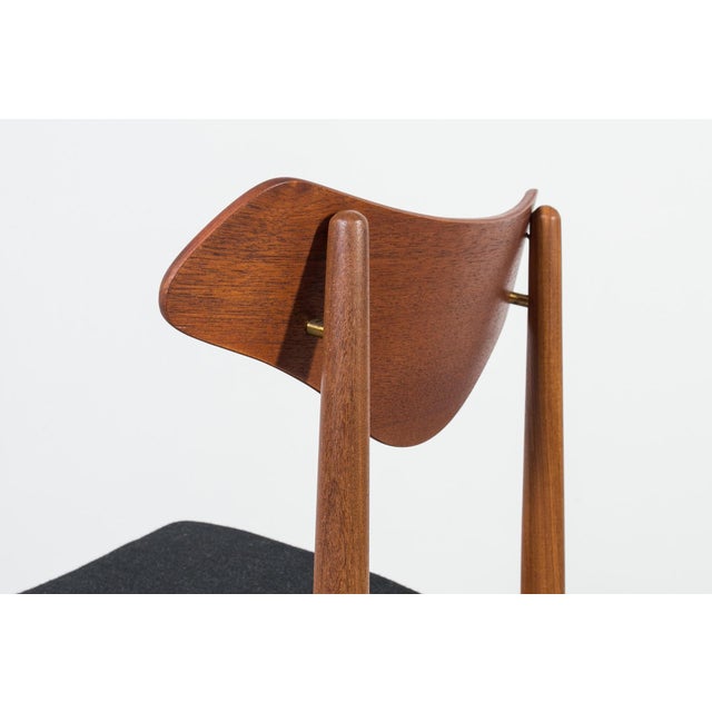 Mid-Century Modern Danish Dining Set in Teak, 1960s, Set of 7 For Sale - Image 17 of 18