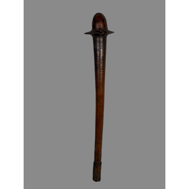 Tribal Phallic war club with a phallic head, Kanak, New Caledonia For Sale - Image 3 of 5