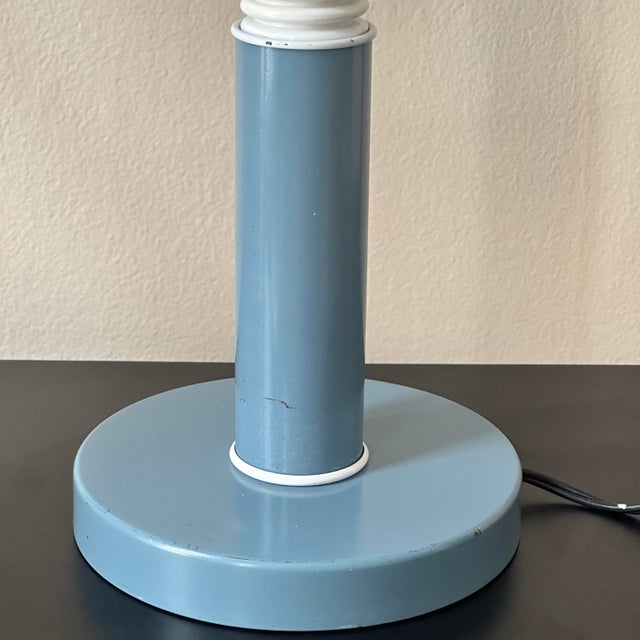 1970s Vintage Alsy Gooseneck Flex Desk Lamp in Slate Blue, Circa 1970s For Sale - Image 5 of 7