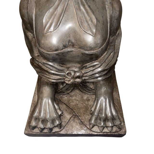 Late 19th Century Pair French Stone Sphinx Figures of Madame De Pompadour For Sale - Image 10 of 14