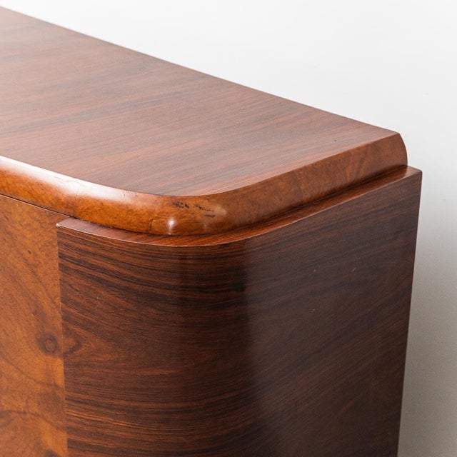 Art Deco Sideboard in Burl Wood, 1930s For Sale - Image 4 of 10