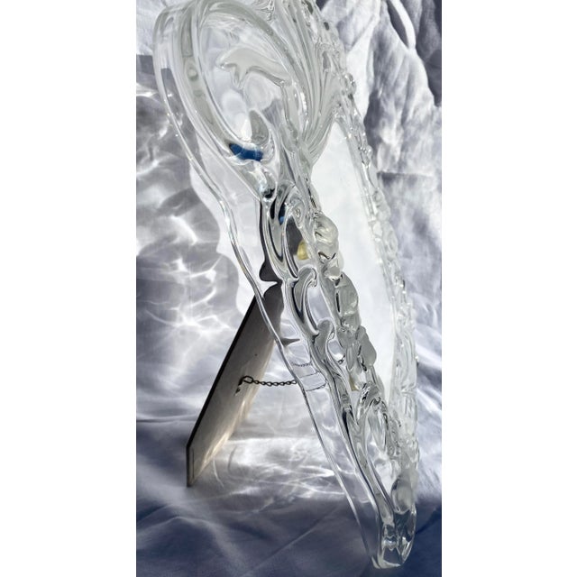 Mikasa Crystal “Victorian” Frosted & Clear Photo Frame Mint Condition For Sale In Denver - Image 6 of 11