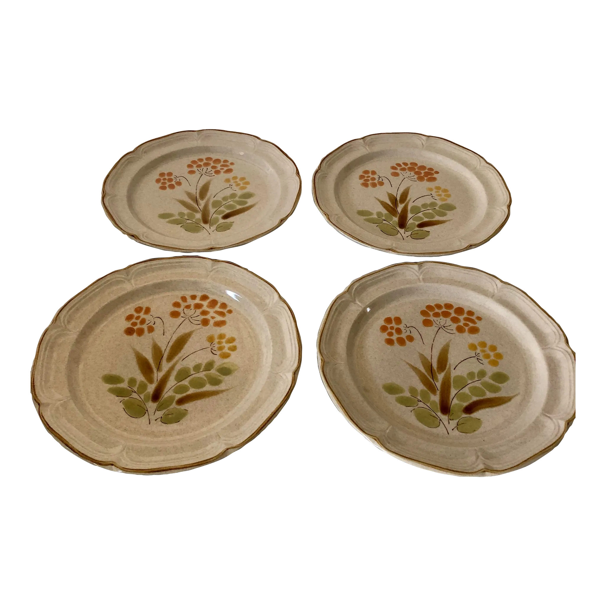 70's the Classics Hearthside Hand Painted Stoneware 
