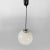 Mid-Century Italian Round White Glass Pendant, 1950s For Sale - Image 13 of 13