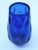 Cobalt Blue Vase with Lens Cut Decor from WMF, 1960s, in Very Good conditions. Designed 1970 to 1979 I have official proof...