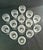 1970s Imperial Crystal Empress Glasses - Set of 14 For Sale In Dallas - Image 6 of 6