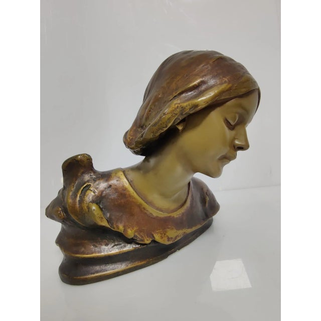 Art Nouveau Nymph Sculpture from Esteva & Cia Barcelona, 1900s For Sale - Image 3 of 12