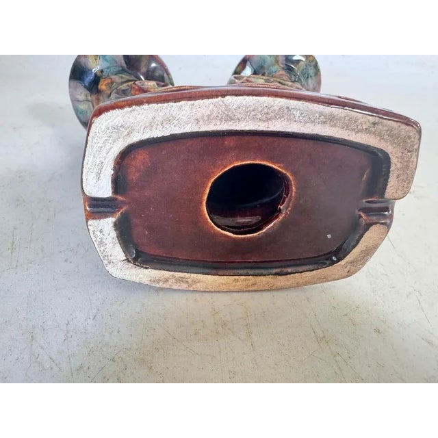 1970s Ceramic Candleholder by Saint Jean, France, 1970s For Sale - Image 5 of 9