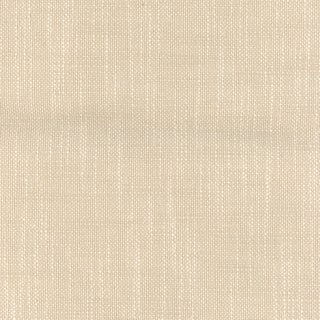 Bunny Williams Home Red Tape Stool in Sand Performance Linen - Sample For Sale