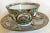 1940s Medallion Tea Cup & Saucer Sets Set of 2 - 4 pcs For Sale - Image 9 of 17