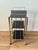 Late 20th Century Vintage Hollywood Regency Style Gold-Tone Three-Tier Bar Cart For Sale - Image 5 of 12