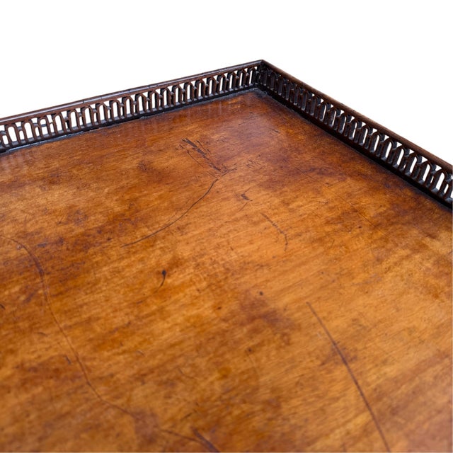 Late 19th Century English Mahogany Chinese Chippendale Silver Table For Sale In Chicago - Image 6 of 18