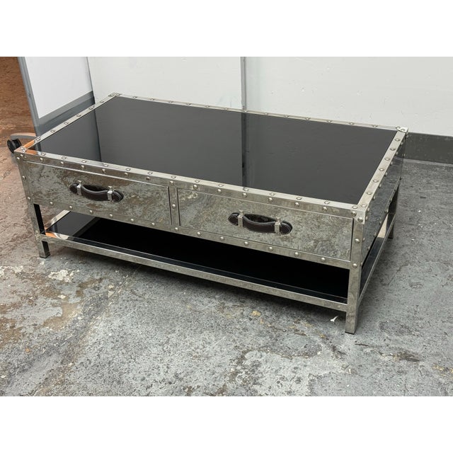 Design Plus Gallery presents the Flight Trunk Coffee Table from Z Gallerie. Inspired by vintage travel trunks and aviation...