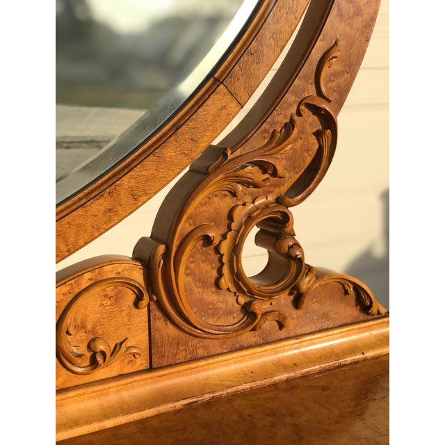 Late 19th Century Antique Birdseye Maple Dresser With Mirror Chairish
