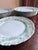 Late 19th Century Elite Works Limoges France Porcelain Salad Plates (9) Green Floral Garland Scalloped Edge For Sale In New York - Image 6 of 9