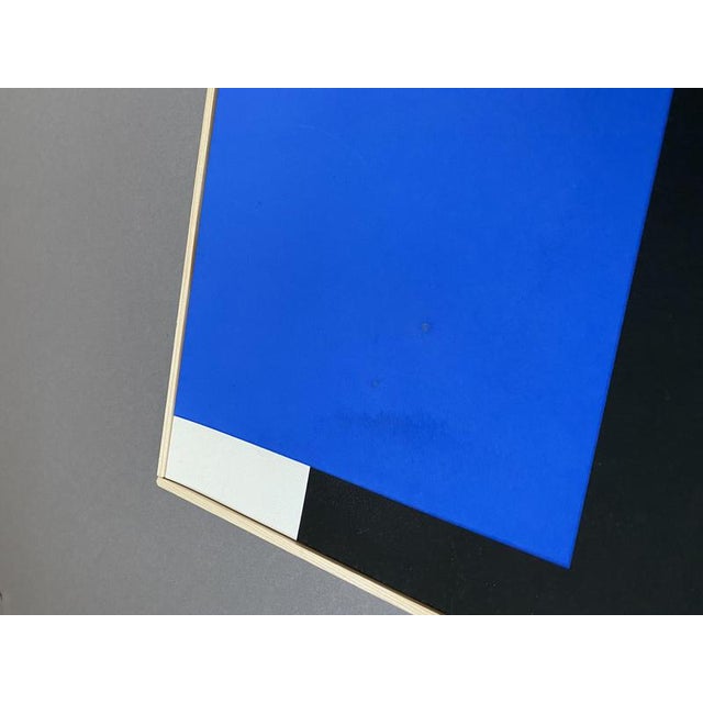 Aurélie Nemours, Espace Bleue, 1957, Silkscreen For Sale - Image 6 of 7