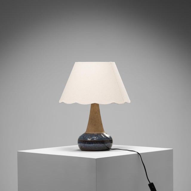 Ceramic Model 3041 Table Lamp from Søholm Stentøj, Denmark, 1960s For Sale - Image 3 of 12