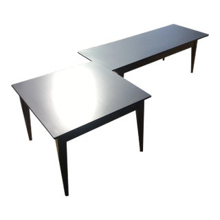 Mid Century Modern Coffee Table and Side Table Set of 2 For Sale