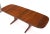 Mid 20th Century Compact Solid Teak Danish Mid-Century Modern Dining Table with Two Leaves For Sale - Image 5 of 13