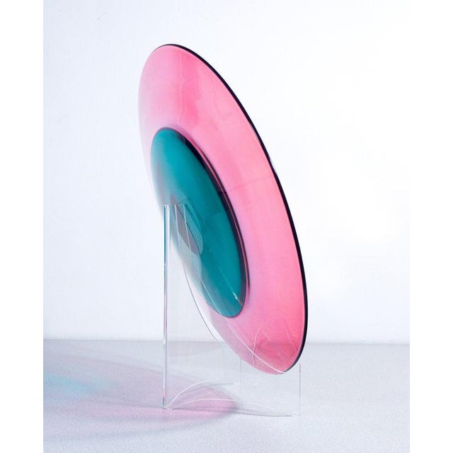 Glass Plate by Yoichi Ohira for De Majo For Sale - Image 18 of 18