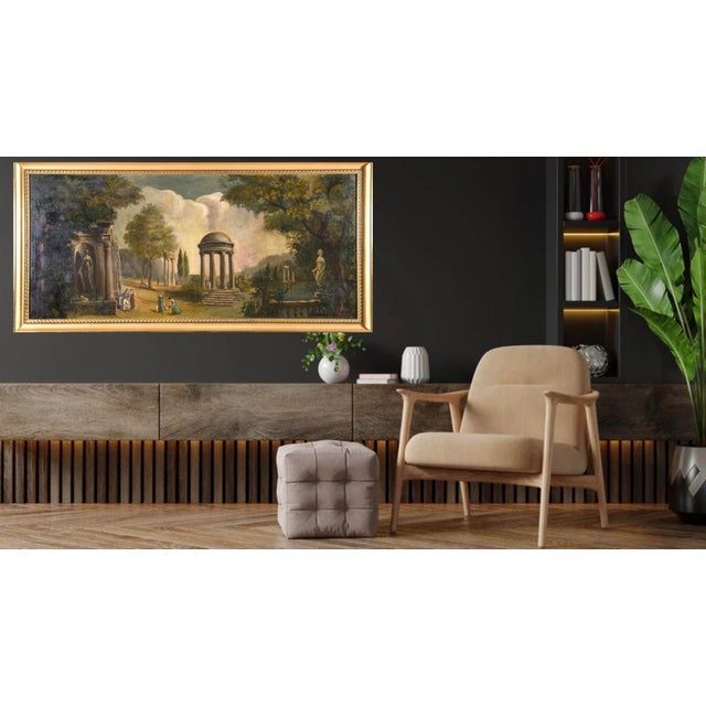 After Anton Pitloo, Landscape Composition, 1800s, Oil on Canvas, Framed For Sale - Image 11 of 12