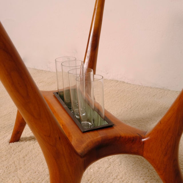 Coffee Table with a Glass Top, Italy, 1950s For Sale - Image 10 of 16
