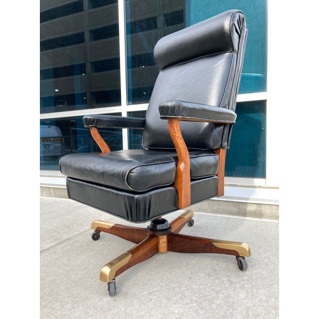 Gunlocke Model “Washington” John F. Kennedy Oval Office Chair Chairish