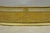 Gold Antique English Victorian Serpentine Drape & Bellflower Brass Fireplace Fender For Sale - Image 8 of 14