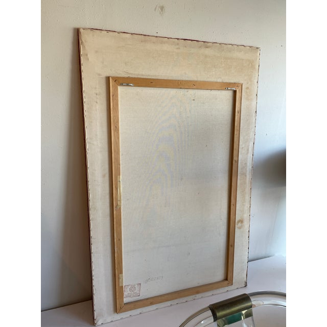 1970s Vintage Luis Montiel Hand Knotted Wood Wayuu Weaving Bird Tapestry For Sale - Image 5 of 7