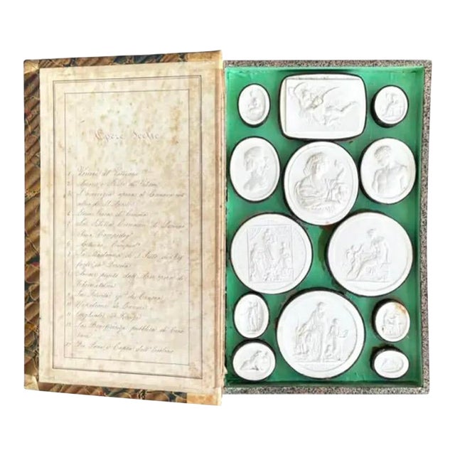 Italian Grand Tour Book of Plaster Intaglios by Giovanni Liberotti #3 For Sale