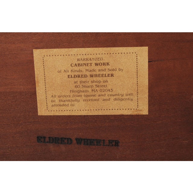 Eldred Wheeler Federal Style Cherry Queen Size Poster Bed For Sale - Image 15 of 15