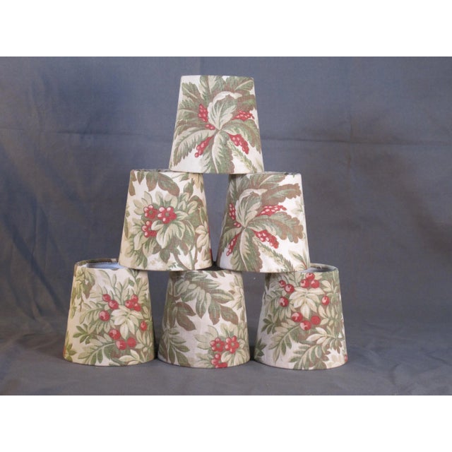 2020s Antique Fabric Chandelier Shades - Set of 6 For Sale - Image 5 of 5