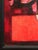 David Adickes "Red and Black Cubist with White" Modern Red-Toned Abstract Geometric Painting, 20th Century For Sale In Houston - Image 6 of 10