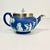Early 20th C Antique English Chippendale Wedgwood Sterling Silver Hellenic Porcelain Tea Pot For Sale - Image 11 of 16