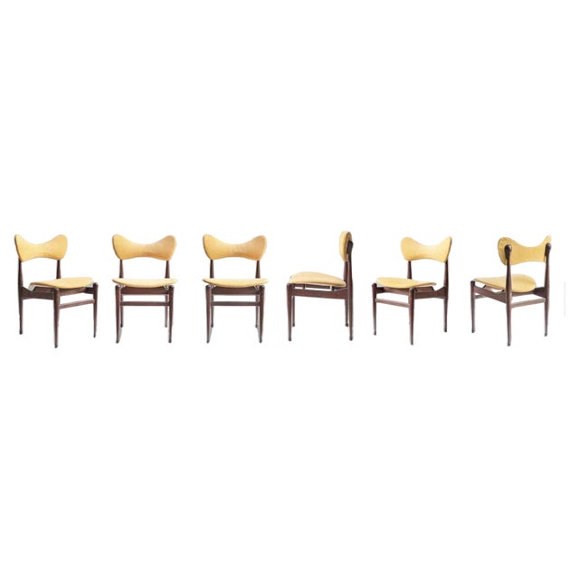 Butterfly Chairs by Inge & Luciano Rubino, 1960s, Set of 6 For Sale