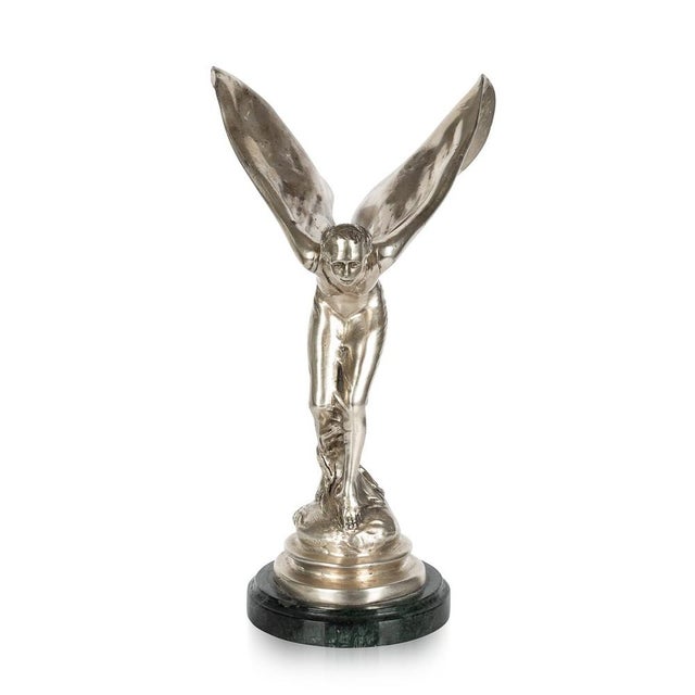 20th Century Rolls Royce Spirit of Ecstasy Statue For Sale - Image 6 of 18