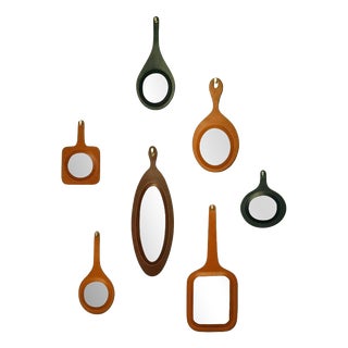 Perfect Day Mixed Colors Wall Mirrors by Oscar Maschera, Set of 7 For Sale