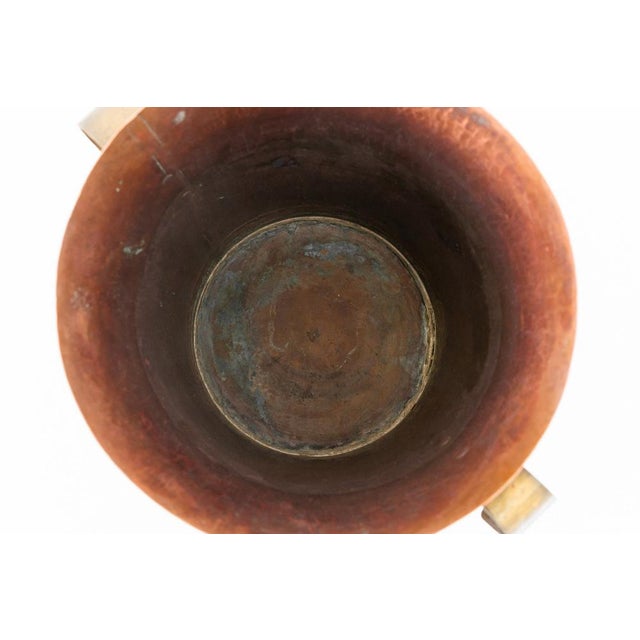 Brown Champagne Bucket in Hammered Copper, Germany, 1950s For Sale - Image 8 of 12