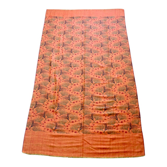 Vintage Jacquard Decorative Cloth, East Asia For Sale
