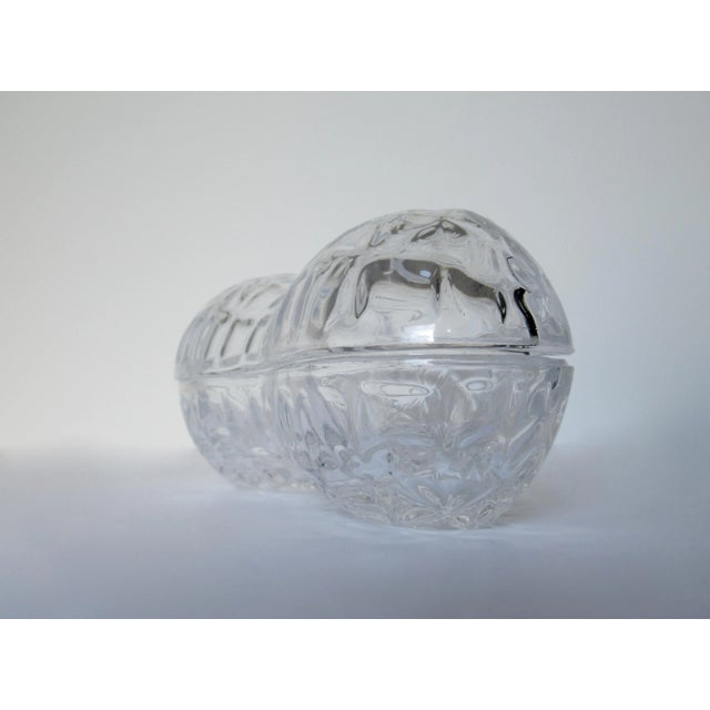 Vintage Crystal Peanut-Shaped Decorative Lidded Box For Sale In West Palm - Image 6 of 13