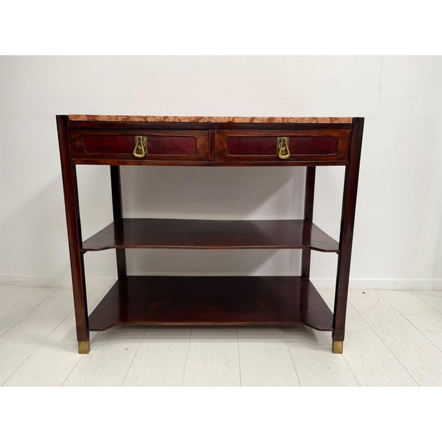 Art Nouveau Viennese Secession Console Table by Jacob & Josef Kohn, Austria, 1904 For Sale - Image 4 of 4