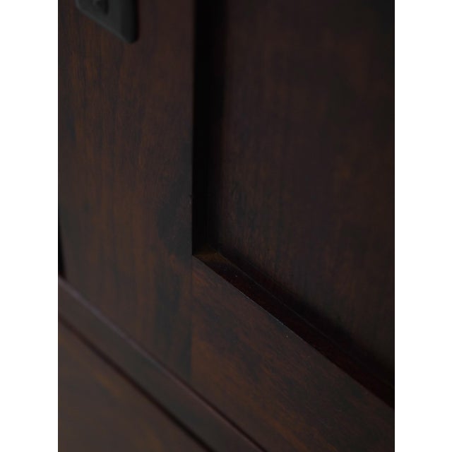 Michaels Mission Style Cherry Mule Dresser For Sale - Image 14 of 18
