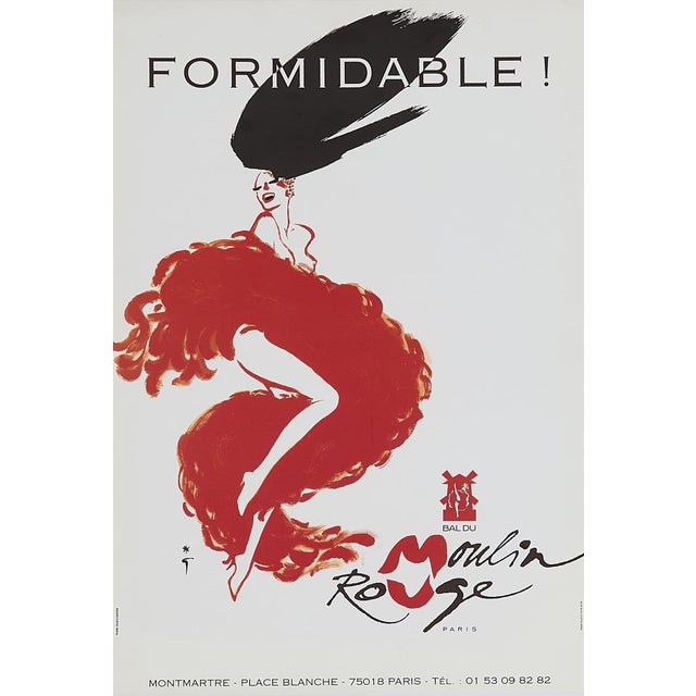 Original Vintage Formidable Offset Lithograph Poster by René Gruau For Sale - Image 16 of 16