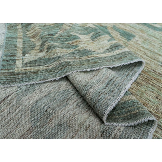 Turkish Oushak Rug 9' x 12'5" #20287 For Sale In Houston - Image 6 of 8